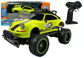 LEAN TOYS nuotoliniu valdymu automobilis visureigis R/C Beetle Green 2.4G