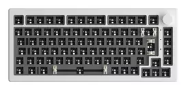 AKKO DIY Barebone Keyboard Kit 75% White Tri-Mode Hot-Swappable