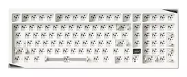 AKKO DIY Barebone Keyboard 65% Tri-Mode RGB Hot-Swappable White