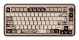 AKKO MU02 Mountain Seclusion 65% mechaninė klaviatūra - Daugiarėžimė (Bluetooth/2.4GHz/Laidinė) su Akko CS Jelly White jungikliais, RGB, PBT ASA klavišais, 68 klavišai