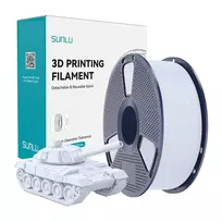 SUNLU PLA+ High-Speed White Filament 1.75mm 1kg