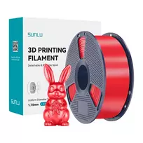 SUNLU PLA+ Silk Filament 1.75 mm Red 1 kg