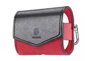 Dux Ducis Fino Series Apple AirPods 3 Case Mix Headphone Holster Black Red