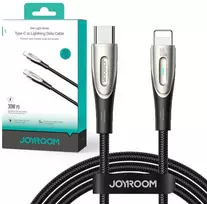 Joyroom Star-Light Series SA27-CL3 USB-C to Lightning laidas 30W 1,2m juodas