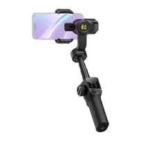 AOCHUAN S3 3-Ašis išmaniojo telefono gimbal stabilizatorius su OLED ekranu (Juodas)