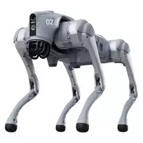 Unitree Go2 Air keturkojis robotas šuo su nuotolinio valdymo pultu