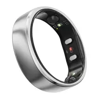 RingConn Smart Ring Gen2 Air moterims ir vyrams – miego ir kūno rengybos stebėjimo nešiojamas įrenginys – širdies ritmas – Galaxy Silver dydis 8