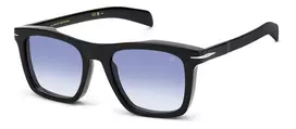 DAVID BECKHAM DB-7000-S-BSC Akiniai Vyriški Kvadratiniai Acetato Juodas Rėmelis Pilki Lęšiai 51mm