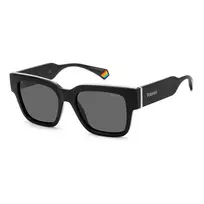 POLAROID PLD6198SX807 Unisex Taisyklingi Akiniai nuo Saulės Havana Rėmelis Pilki Poliarizuoti Lęšiai 52mm