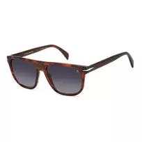 David Beckham DB-7111-S-EX4 Akiniai Vyriški Kvadratiniai Acetato Rėmeliai Juodi Pilki Lęšiai 56/17/145 mm