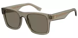 Tommy Hilfiger Moteriški Akiniai Nuo Saulės TH-2118-S-10A Juodas Rėmelis Pilki Lęšiai 53mm