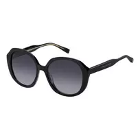 Tommy Hilfiger Moteriški Akiniai nuo Saulės TH-2106-S-807 - Juodas Rėmelis, Pilki Lęšiai, 54mm