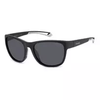 POLAROID SPORT PLD7051S003 Unisex Akiniai - Juodas Rėmelis Pilki Poliarizuoti Lęšiai 57mm