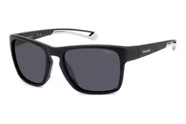 Polaroid Sport PLD7052S003 vyriški poliarizuoti akiniai nuo saulės - juodi/pilki 56mm