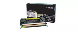 Lexmark X748H1YG Original Return Program Toner Cartridge Yellow High Yield 10,000 Pages for X748 Series