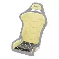 SABELT SIM RACING Sim Foam Pro Kit Seat Cushion, Form-Stable, Ergonomic, 40x50 cm - Black