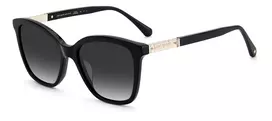 Kate Spade Reena/S 807 Moteriški Akiniai nuo Saulės - Juodas Rėmas, Pilki Lęšiai - 53/18/140 mm