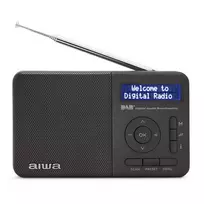 Aiwa RD-40DAB/BK Black DAB+ & FM Portable Radio with Bluetooth