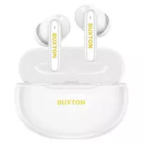 Buxton BTW 7200 White Tuya – In-Ear True Wireless Stereo (TWS) Bluetooth 5.1 ausinės su įkrovimo dėklu, IPX4, baltos