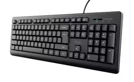 Trust TK-150 klaviatūra - USB - AZERTY - prancūziškas išdėstymas - juoda