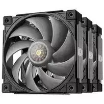 SUDOKOO Mach120 PWM Fan 3-Pack, 120mm, Black