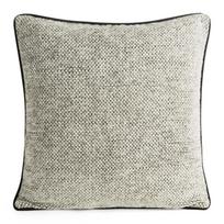 Dekoratyvinės pagalvėlės užvalkalas JA162-01, juoda sp./smėlio sp., 45 cm x 45 cm