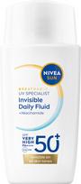 Priemonė įdegio priežiūrai veidui Nivea Sun Invisible Daily SPF50+, 40 ml