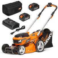 Akumuliatorinė vejapjovė savaeigė Daewoo DLM 5042Li-SV SET, 47 cm