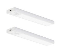 Komplektas 2 vnt. įkraunami VIRO LED baldų šviestuvai su jutikliu, 1 W, 800 mAh, 20 cm, CCT, balti