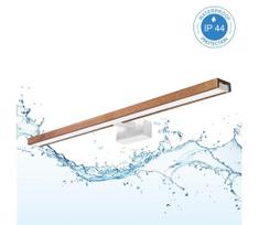 Brilagi - LED vonios veidrodžio apšvietimas 3 viename WOODY MIRROR LED/15W/230V IP44 balta/ąžuolas vyšnia