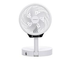 Aigostar - LED belaidis sulankstomas ventiliatorius su USB prievadu 6,5W/5V 8000 mAh