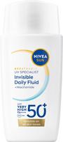 Priemonė įdegio priežiūrai veidui Nivea Sun Invisible Daily SPF50+, 40 ml
