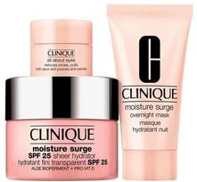 Veido kremų rinkinys Clinique Moisture Surge Hydrate & Glow Set, 85 ml, SPF 25, 3 vnt.