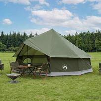 Tipi palapinė su stogu Alyvuogių žalia 600 x 600 x 350 cm