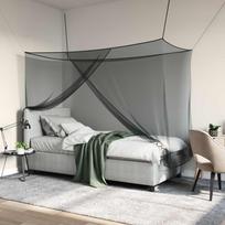 Moskito tinklas lovai 156 akies 3 vnt Juoda 220 x 100 x 150 cm