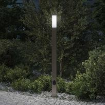 Šviestuvas su stulpeliu 110 cm nerūdijantis plienas IP44