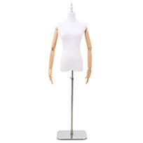 Reguliuojamas manekenas 165-213 cm su baze Moteris PP Balta