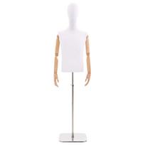 Reguliuojamas manekenas 170-218 cm su baze Vyras PP Balta
