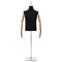 Reguliuojamas manekenas 170-218 cm su baze Vyras PP Juoda