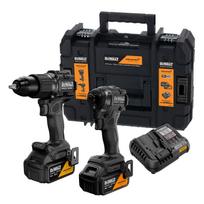 Įrankių rinkinys Dewalt DCK2222MM2T (DCD86 + DCF86); 18 V; 2x4,0 Ah akum.