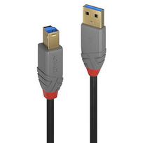 Lindy USB cable 36743 Anthra Line - USB-A / USB-B - 3 m 36743