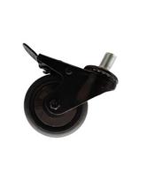 Kamado kepsninių ratukų komplektas TunaBone Wheels set, juodas, 4 vnt.