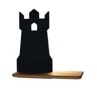 Candellux vaikiškas sieninis LED šviestuvas Tower 21-84712, juodas