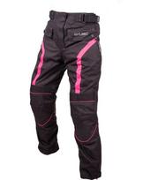 Moteriškos motociklininkų kelnės W-TEC Durmanes Lady - Pink-Black