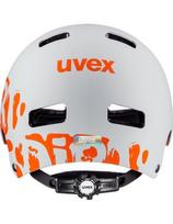 Šalmas Uvex Kid 3 dirtbike light gray-orange