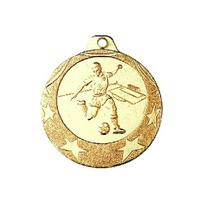 Medalis IL001 Futbolas - 40 mm - Auksinė