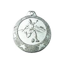 Medalis IL001 Futbolas - 40 mm - Sidabrinė