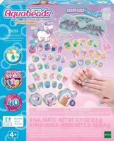 Aquabeads NAIL STUDIO nagų dailės rinkinys vienaragiai kūrybinis rinkinys