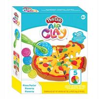 Play-Doh Air Clay lipdymo rinkinys – picerija, 5 spalvų plastilinas