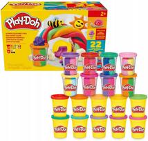 PLAY-DOH modelinas SPALVINGAS MIKAS 22 pakuotės papildymo indeliai F9820